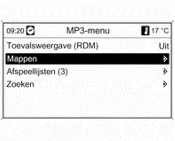 Tijdens het afspelen van een MP3