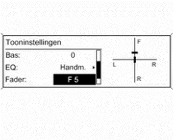 Volumeverdeling voor - achter