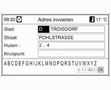 Een adres rechtstreeks