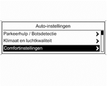 Auto-instellingen