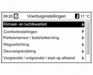 Auto-instellingen