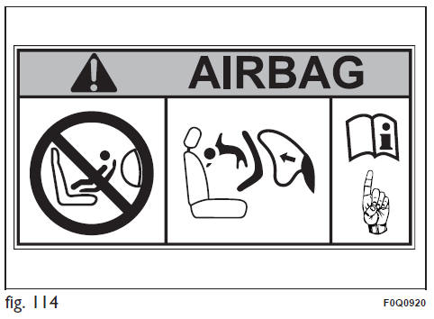 FRONTAIRBAG PASSAGIER EN KINDERZITJES