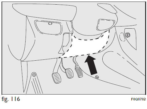 KNIE-AIRBAG BESTUURDERSZIJDE