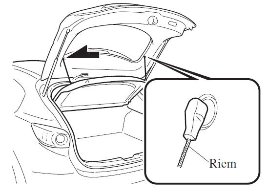 Afdekking bagageruimte (Hatchback) 