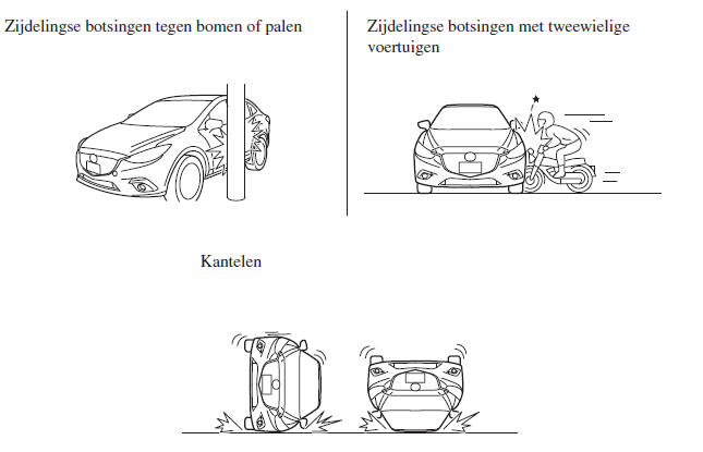 Beperkingen van de SRS airbag