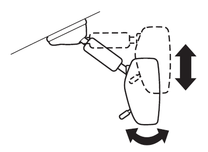 Afstellen van de binnenspiegel