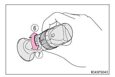 Bedienen van verlichting en ruitenwissers