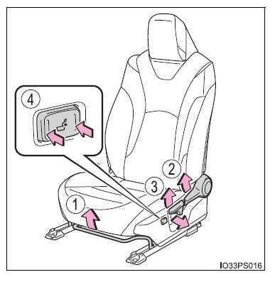 Verstellen van de stoelen